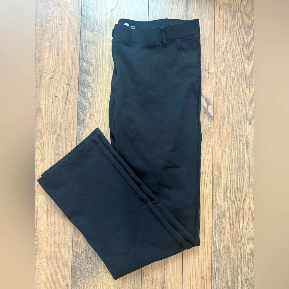 Betabrand size XL (Long), work pants/slacks/trousers, in black.
